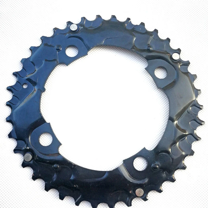 

Bicycle 38T Chainring 10/11 Speed Black 4Holes BCD104mm MTB Front Repair Bicycle
