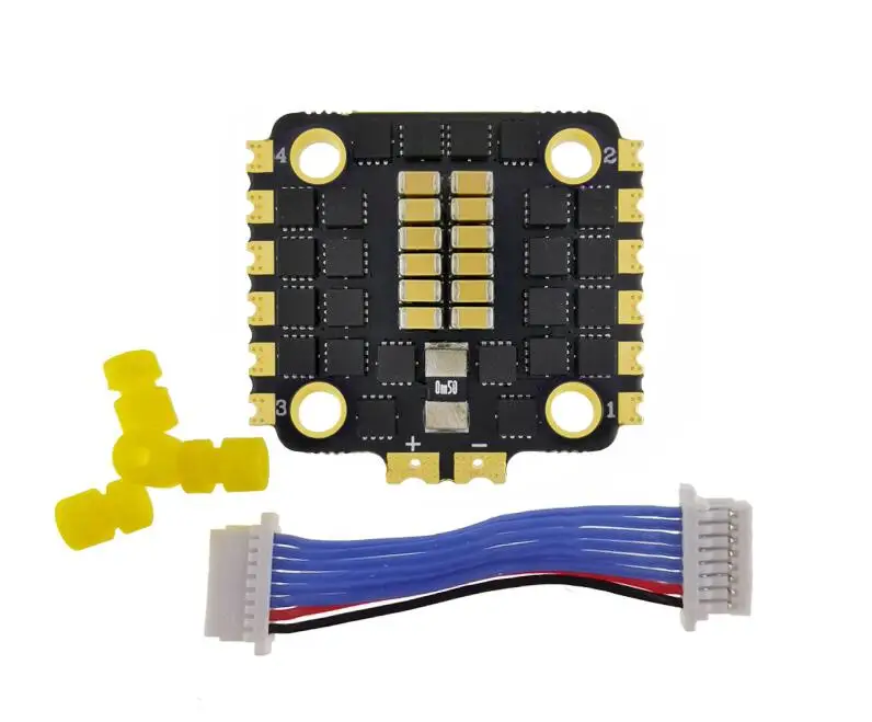HAKRC 8B201 35A F35A BLHeli-S 2-6S 4 в 1 регулятор скорости ESC с поддержкой FPV F3 F4 F7 F722 F405 Stack DShot300/600 PWM Multi-Shot