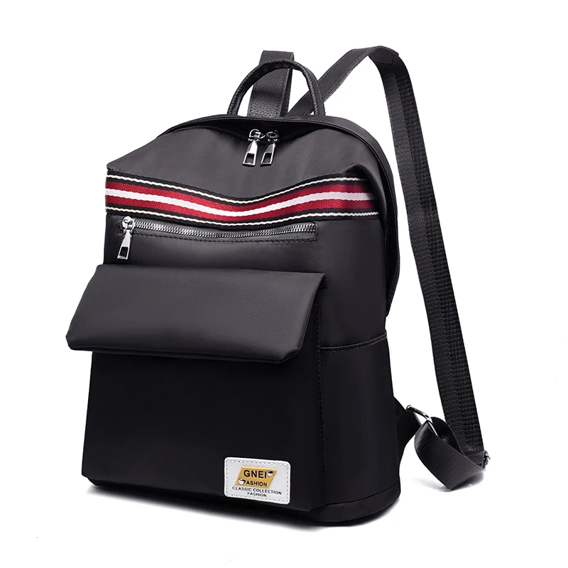 

Women Backpack Nylon Casual School Bag for Teenager Girls Female Waterproof Travel Bag Light Bagpack New Rucksack Zipper.