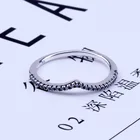 Женское Обручальное кольцо, серебряное кольцо серебряного цвета с блестящей розой, Прямая поставка, 2019