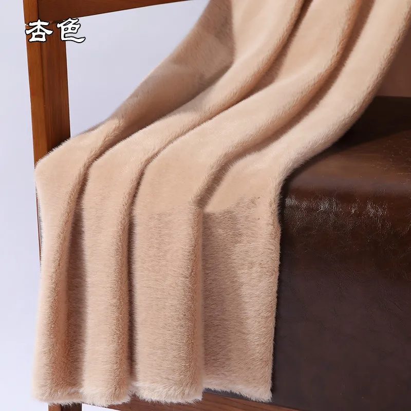 Ткань из искусственного меха норки для пальто подушки игрушки куклы короткая