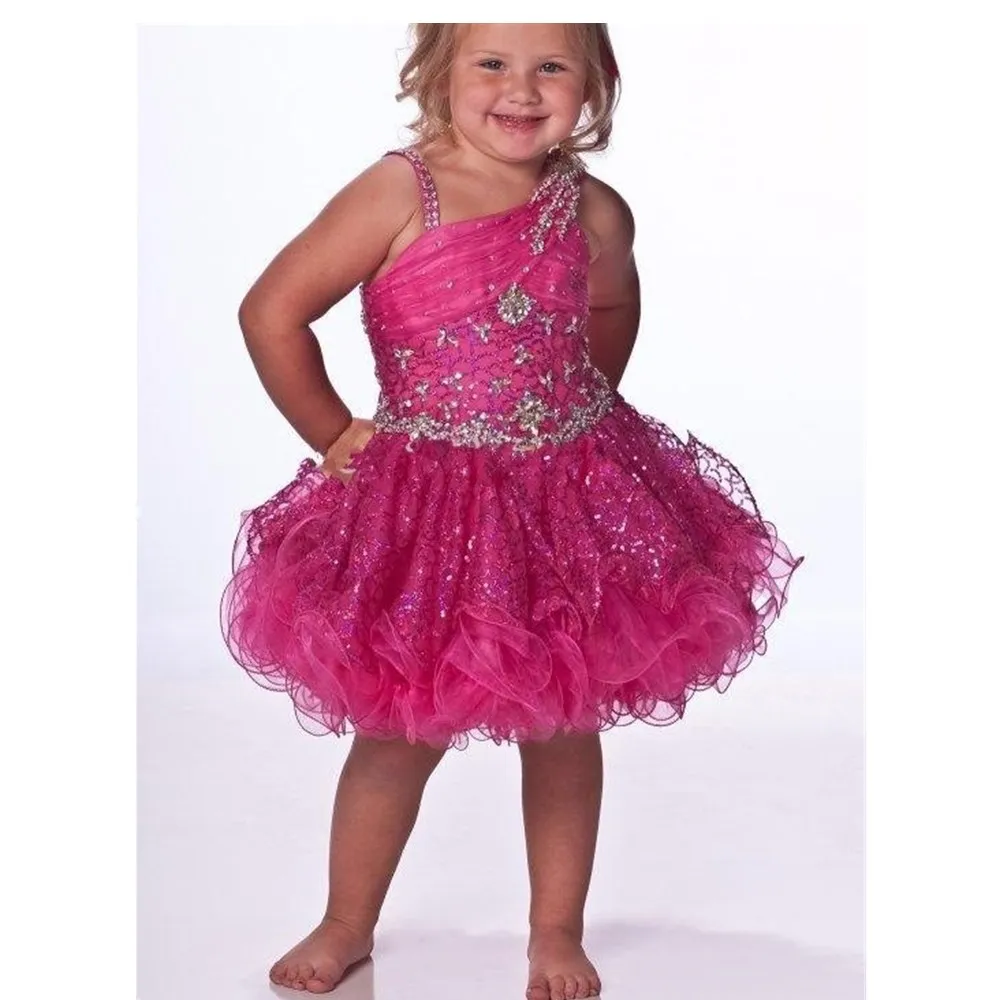 

Великолепное милое платье принцессы для маленьких детей выдающееся платье из органзы с бисером Короткие платья с цветами для девочек