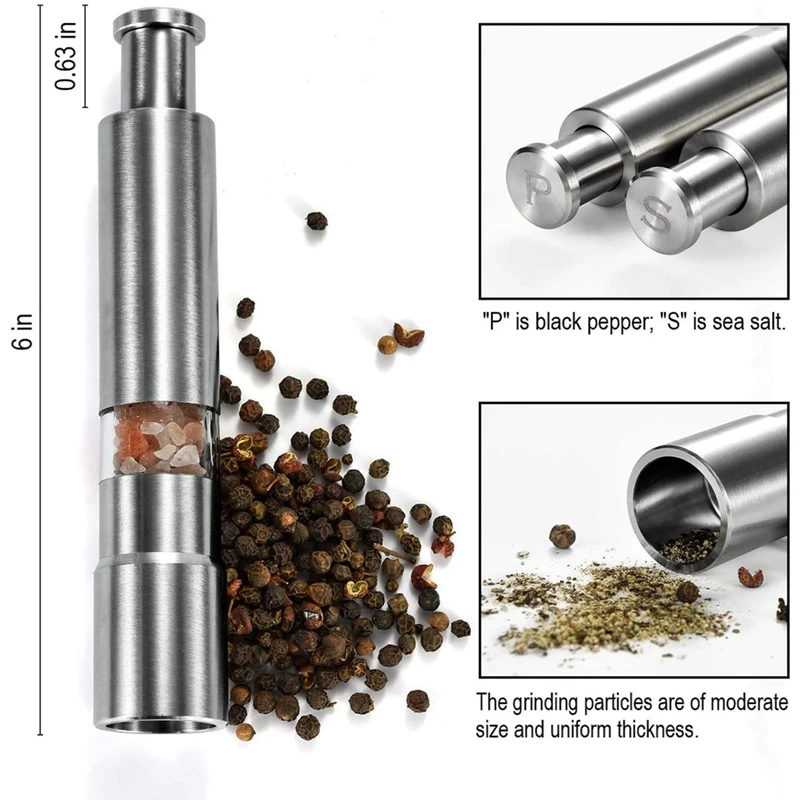 

1 Set Salt and Pepper Grinder & 1 Pcs 300Ml Coffee Maker Pot