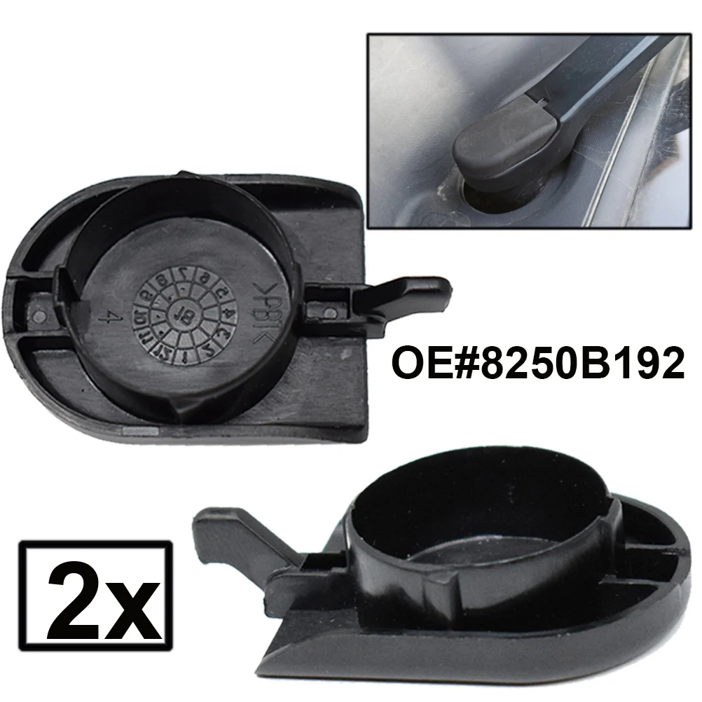 

Pair Front Windscreen Wiper Arm Nut Antirust Bolt Cover Cap Plastic Part Car Replacement For Mitsubishi Pajero Sport 2015 - 2020