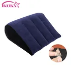 IKOKY подушка для секса, подушка для сексуального секса, эротический стул, фаллоимитатор с держателем, секс-игрушки для пар, игры для взрослых, надувная Волшебная клиновидная мебель