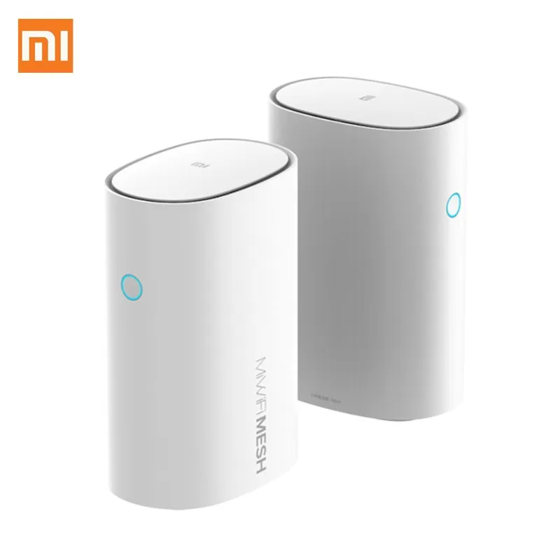 

2PCS Xiaomi Mi Router Mesh 2.4 5GHz WiFi Router High Speed 4 Core CPU 256MB Gigabit Power 4 Signal Amplifiers for Smart Home