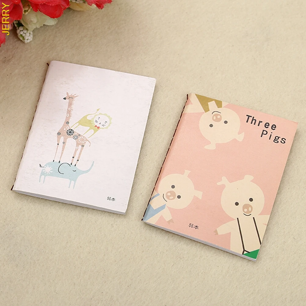 

2 kawaii/cartoon/retro diary notebook images for children’s stationery