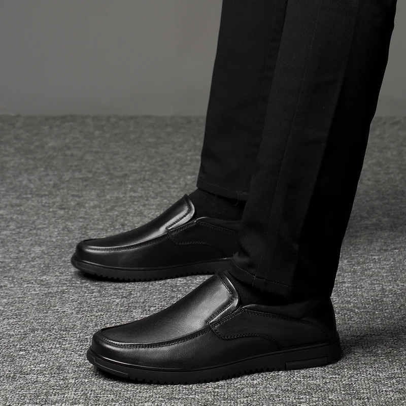 

Men Casual Shoes Handmade Breathable Comfortable Brand Men Shoes Leather Flat Men Oxfords Business Formal Shoes