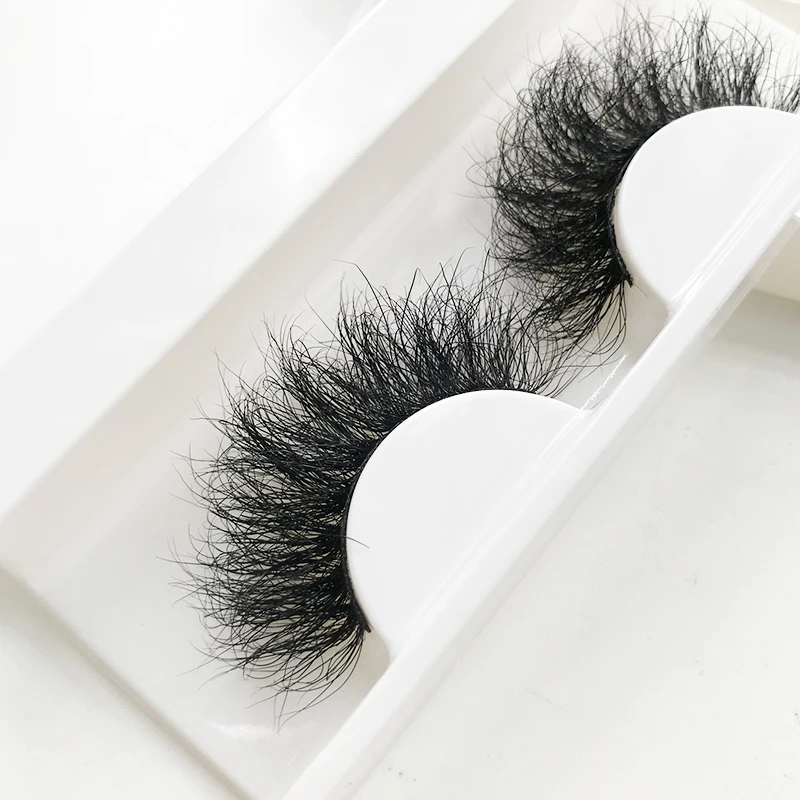 Wholesale Mink Eylashes Dramatic Fluffy 100% Mink Lashes Handmade Volume Soft Eyelash 3D False Lashes images - 6