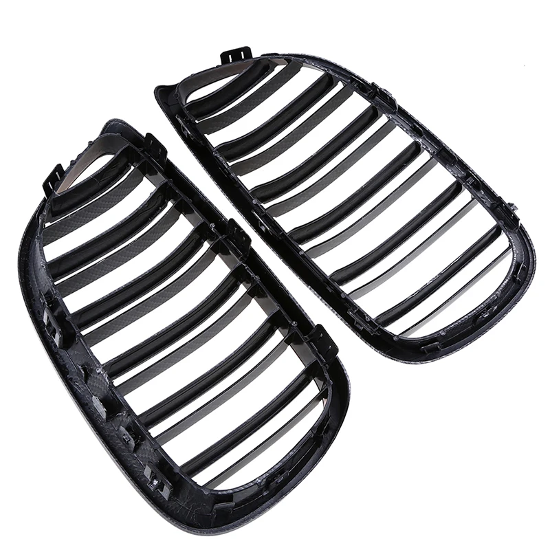 Передняя решетка автомобиля POSSBAY 2 шт. имитация углеродного волокна стиль для BMW 3