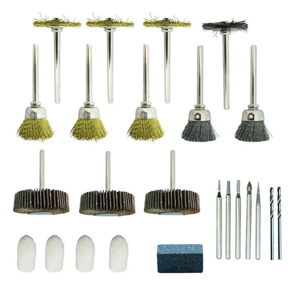 

350pc Rotary Abrasive Tool Accessory Attachment Kits Grinding Cutting Sanding Carving Polishing Tools Woodworking Grinder Set