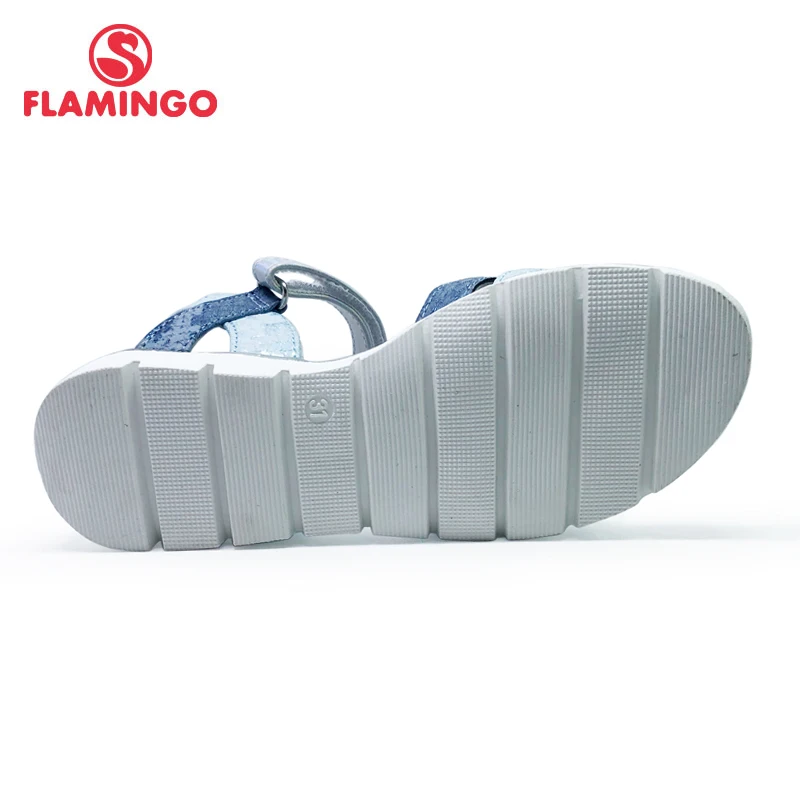 Летние детские сандалии с принтом Фламинго 2020 повседневные туфли принцессы на