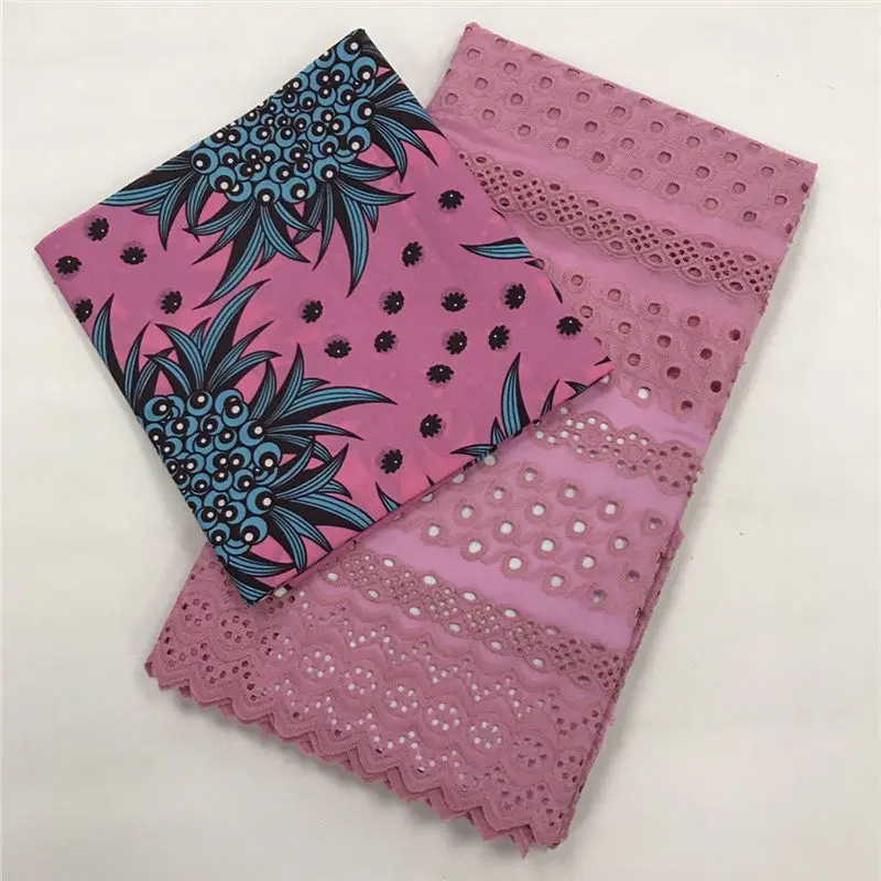 3 + 2 ярдов швейцарская вуаль кружева в швейцарской java восковой ткань с