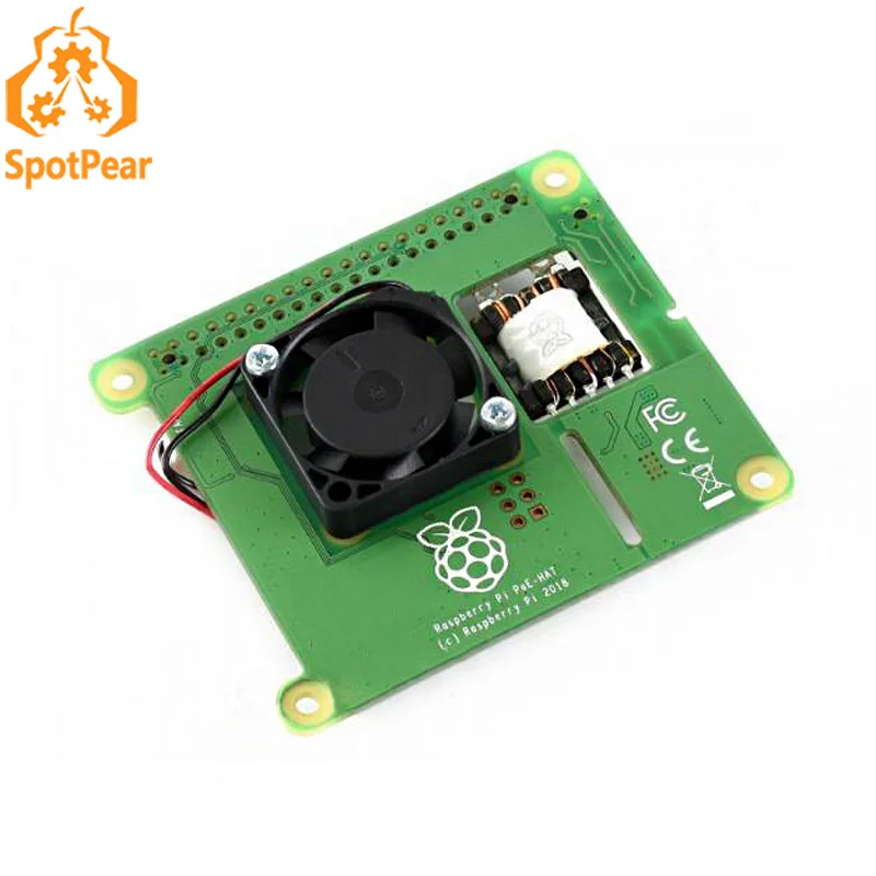 Raspberry Pi Power over Ethernet HAT для 3B +/4B и сети PoE 802.3af | Компьютеры офис
