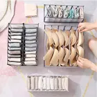 Коробка для хранения нижнего белья с 6711 ячейками, органайзер для общежития, шкафа, разделители для носков, джинсов, леггинсов, органайзер для бюстгальтеров, складной ящик