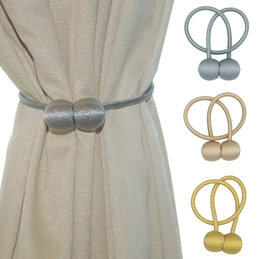 Магнитные застежки для штор с жемчужными шариками зажимы завязывания пряжки