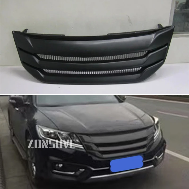 Используется для Honda Crosstour 2014 2015 год углеродное волокно передняя Центральная