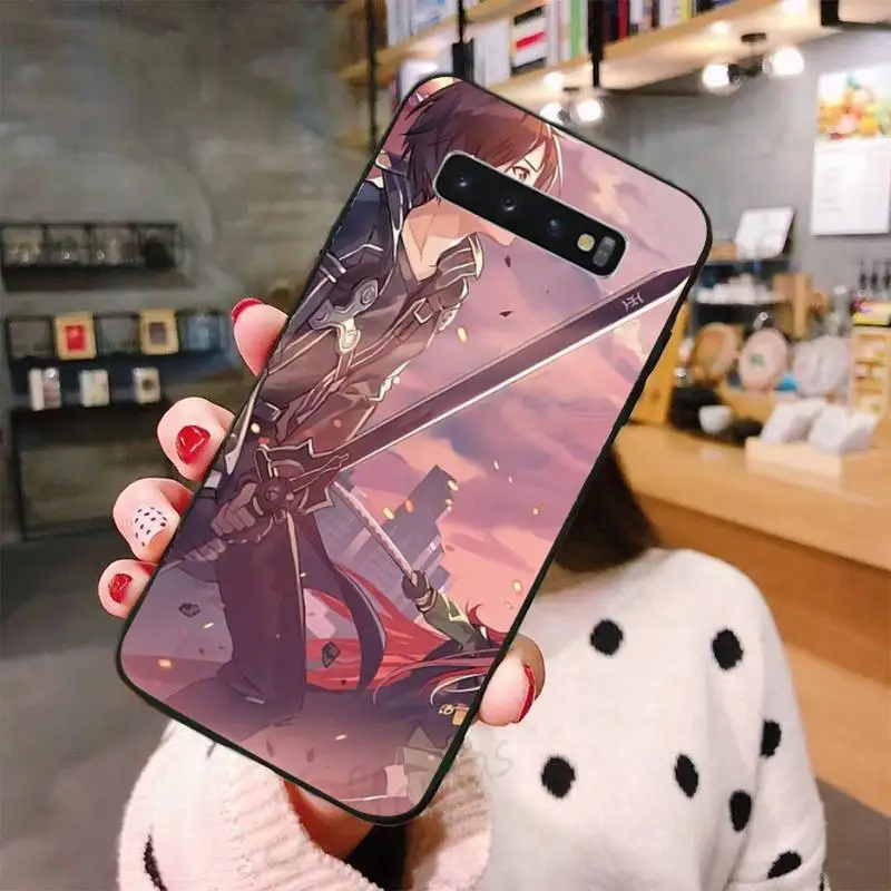 

Sword Art Online Phone Case For Samsung A50 A51 A71 A20E A20S S10 S20 S21 S30 Plus ultra 5G M11 funda shell