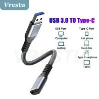 usb a to type c adapter usb 3 0 male to usb 3 1 10g type c female usbc adapter for pc laptop samsung huawei earphone usb adapter