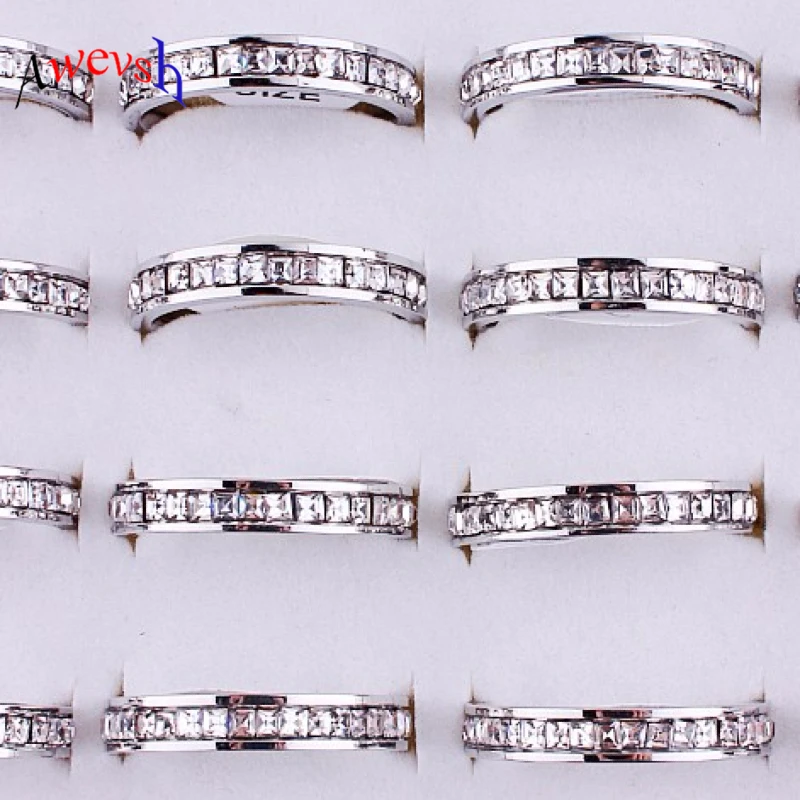 Горячая Пара стекируемые брендовые кольца для женщин однорядное кольцо