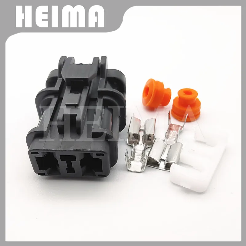 10 комплектов Водонепроницаемые электрические штекеры с 2 контактами 6 3 мм 7123-6423-30