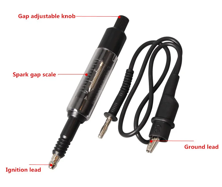 Новинка! Регулируемый диапазон свечи зажигания автомобиля тестер свечей провода