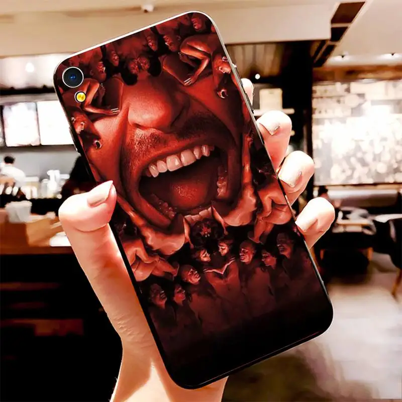 Чехол для телефона PENGHUWAN Hannibal Black мягкий чехол из ТПУ Vivo Y91c Y17 Y51 Y67 Y55 Y93 Y81S Y19 Y7S |