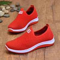 women shoe mesh sneakers breathable wedges summer shoes walking shallow non slip casual platform 2022