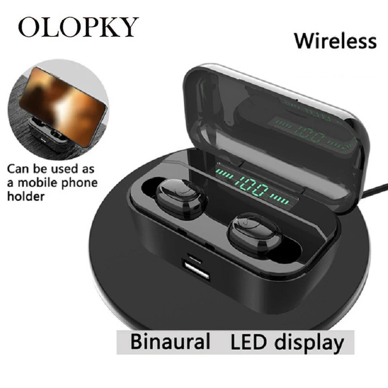 

Tws наушники Bluetooth 5,0 G6S, беспроводные наушники 8D, стерео, Ture беспроводные наушники, гарнитура со светодиодным дисплеем 3500 мАч, наушники с внешн...