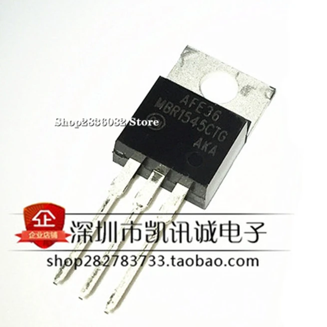 10 шт. MBR1545 MBR1545CTG TO-220 45 В/15 А 10 шт. MBR1545 MBR1545CTG TO-220 45 В/15 А
