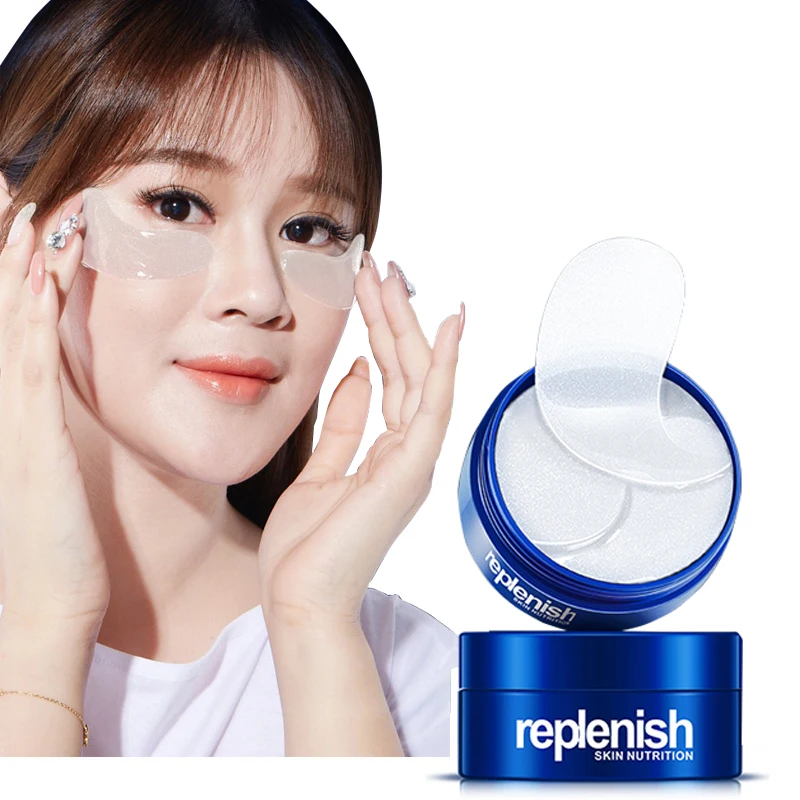 Пептидные патчи для глаз 60 шт. гидрогелевая маска с гиалуроновой кислотой и