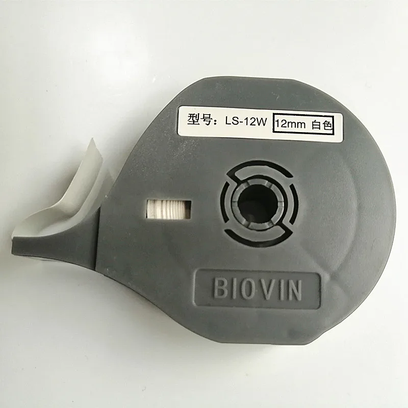 6 9 12 мм кассеты для этикеток белые серебристые желтые наклейки BIOVIN Cable ID Printer