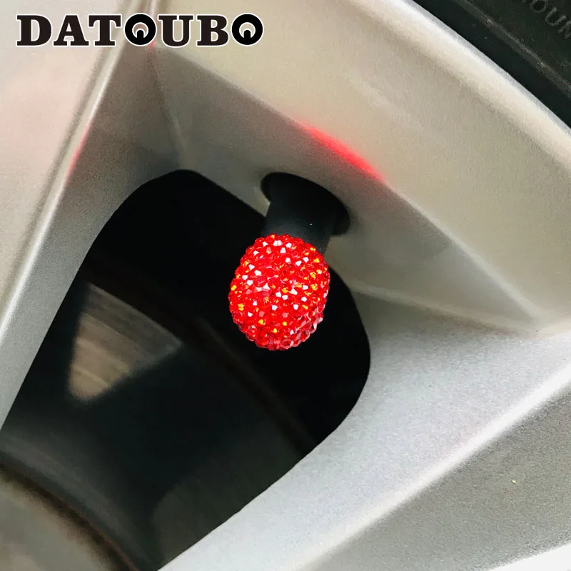 DATOUBO 16 шт. розовые красные алмазные хрустальные шток клапана шины автомобиля