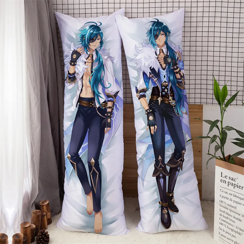 

Game Genshin Impact Kaeya Подушка «Dakimakura» чехол для косплея мультфильм Kawaii мужской женский костюм аксессуары