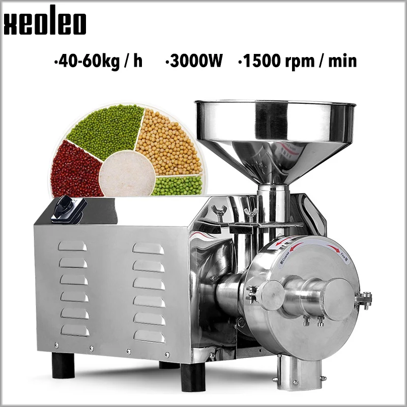 Шлифовальная машина XEOLEO для зерна шлифовальная зерновая 40 кг/ч электрическая