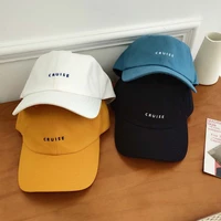 alphabet peaked cap womens japanese style soft top baseball cap trendy korean style casual all match face showing small hat