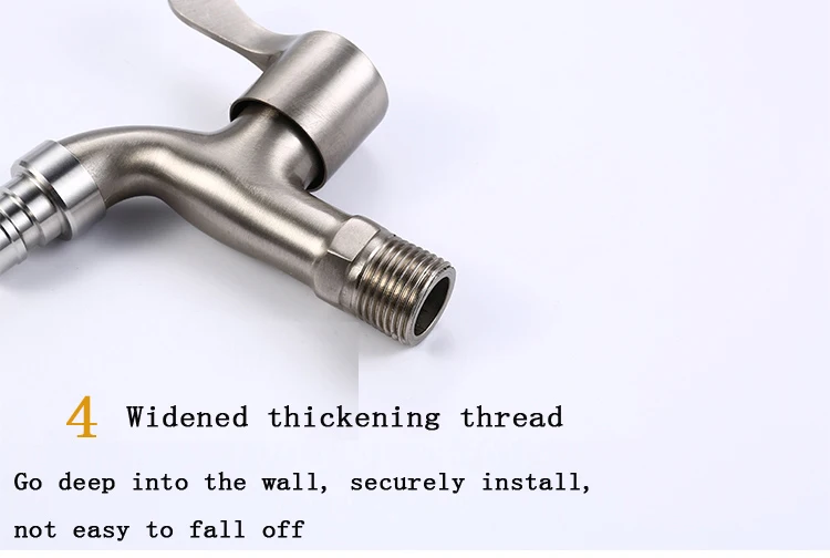 Оптовая и розничная стенная ванная комната из нержавеющей стали 304 смеситель для стиральной машины на открытом воздухе сад.