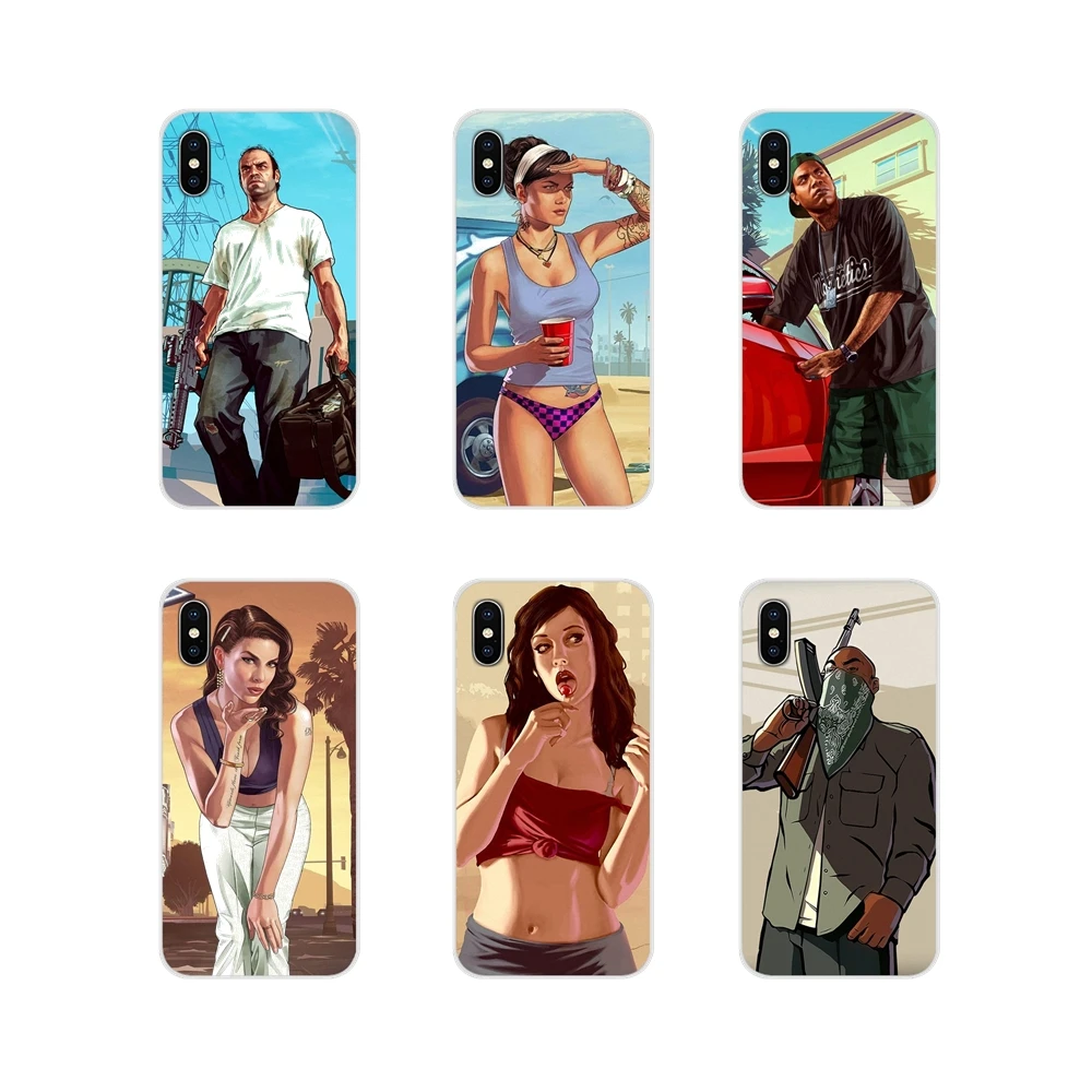 Аксессуары Чехлы для Apple iPhone X XR XS 11 12Pro MAX 4S 5S 5C SE 2020 6 S 7 8 Plus ipod 5 Freddy GTA Grand Theft Auto |
