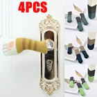 14 шт., Защитные чехлы для ножек кошачьей лапки, Нескользящие Вязаные чехлы для мебели и ножек стула