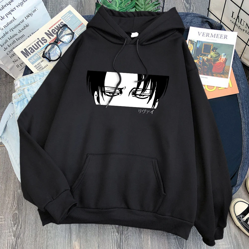 

Angriff Auf Titan Drucken Sweatshirts Frau Lose Oversize Hoodies Anime Vintage Sweatshirt Weiblichen Koreanischen Mode Cartoon