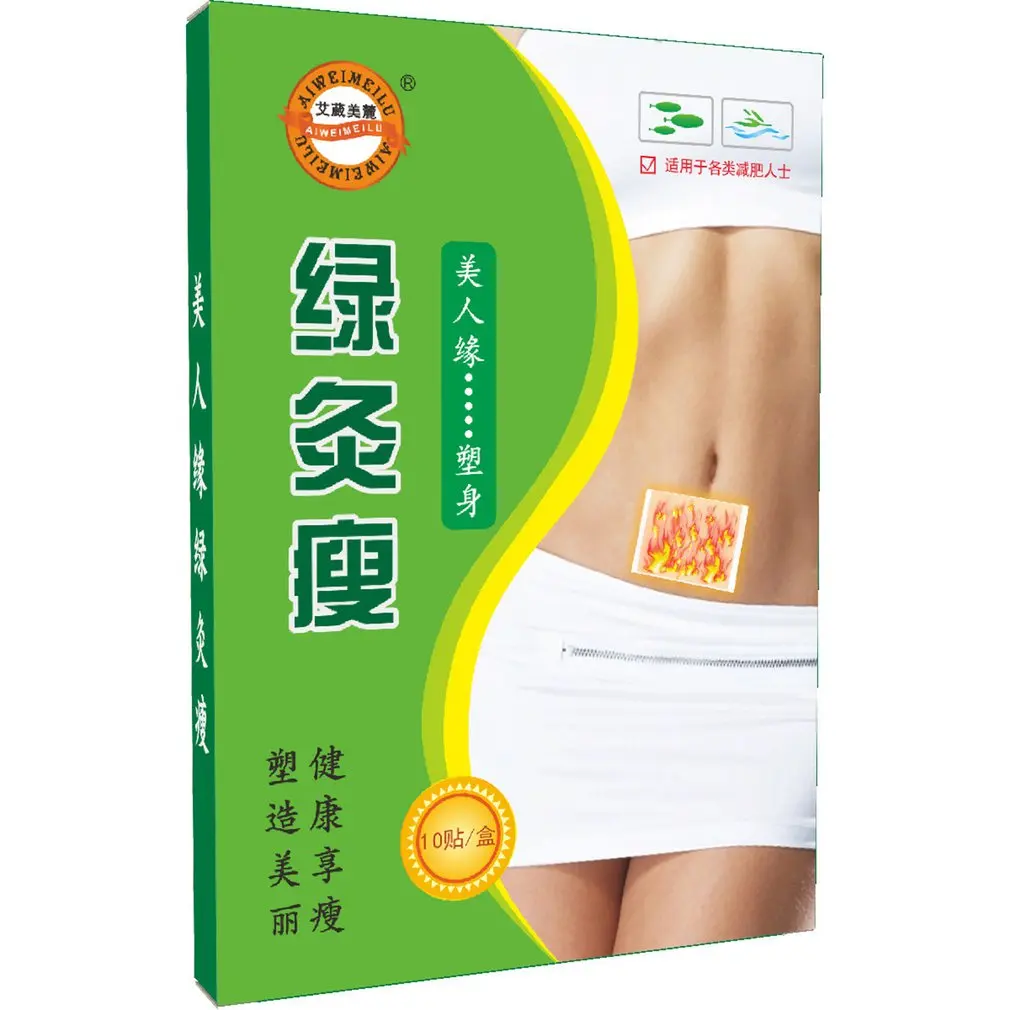 Карандаш тонкий патч для похудения и потери веса Целлюлит Жир сжигание Брюшная