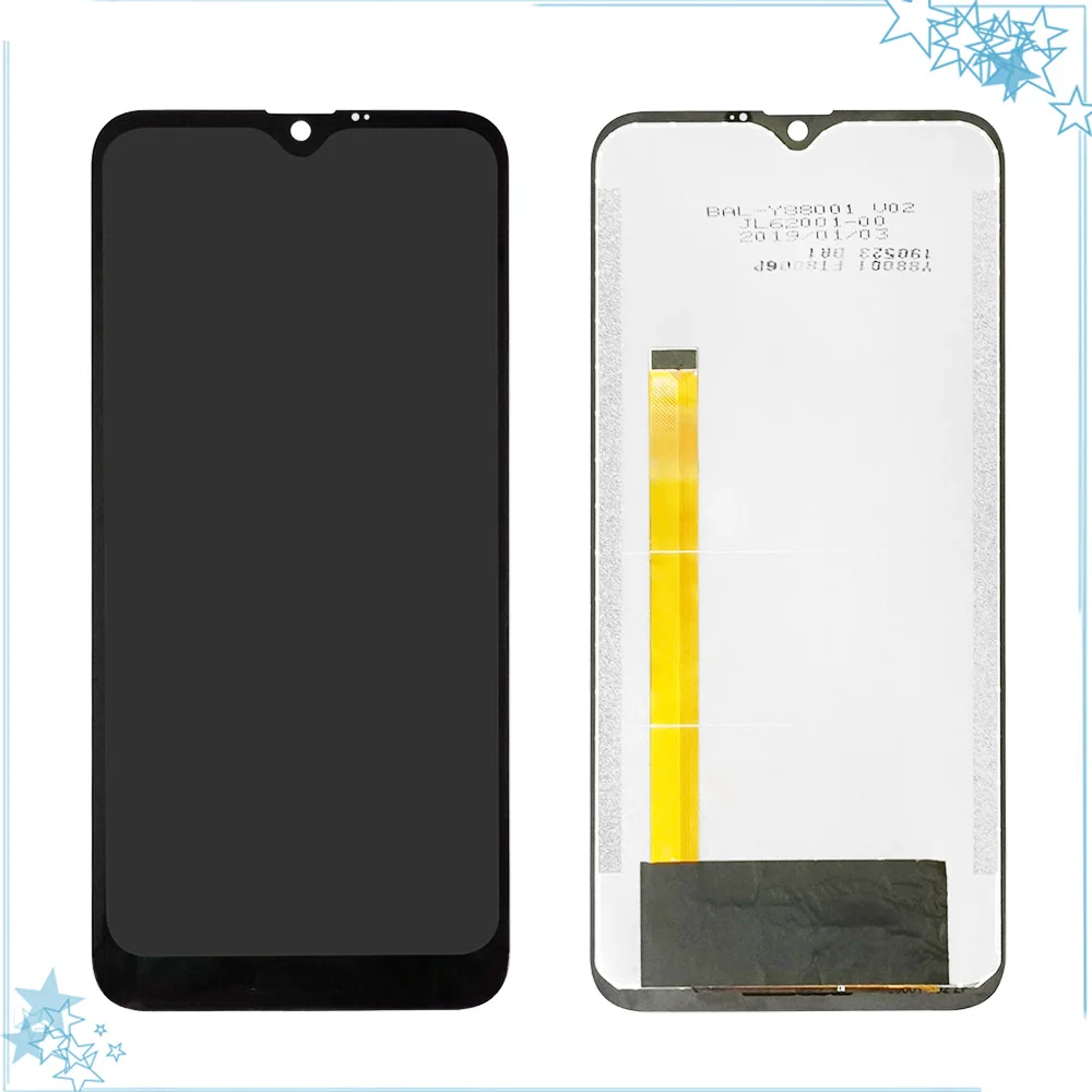 ЖК дисплей 6 21 дюйма Для Doogee Y8 Plus кодирующий преобразователь сенсорного экрана в