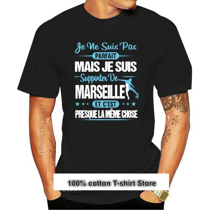 

Camiseta De manga corta De marseille-je Ne Suis Pas Parfait Mais, Hip-Hop, divertida, nueva, 2021, 2018