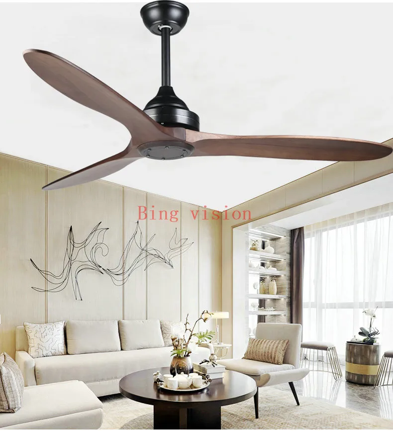 Американский промышленный деревянный потолочный вентилятор с дистанционным