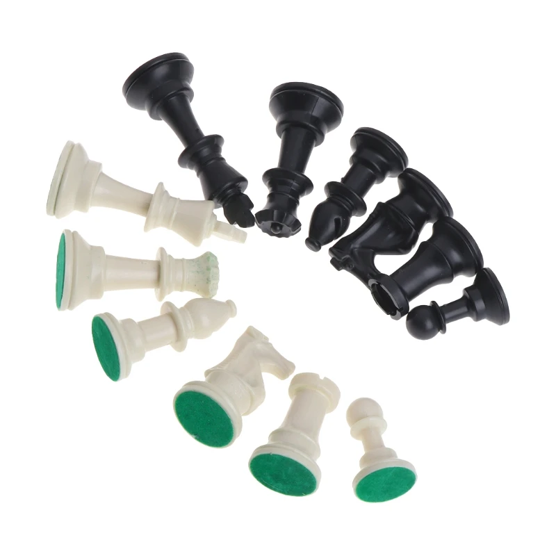 Средневековые шахматы из пластика полная игра Chessmen International Word Chesses|Шахматы| |