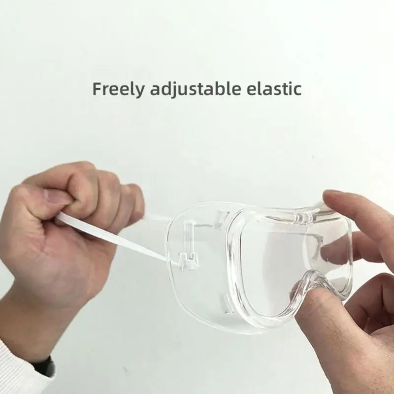 

Adjustable Anti Dust and Saliva Anti-fog Antisand Windproof Safety Goggles Eye Protector Protective Glasses Protective Tool
