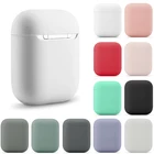 Чехол для Apple Airpods 1 2, защитный чехол для беспроводных Bluetooth наушников Air Pods 2 1, мягкий силиконовый чехол, футляр для зарядки, сумки