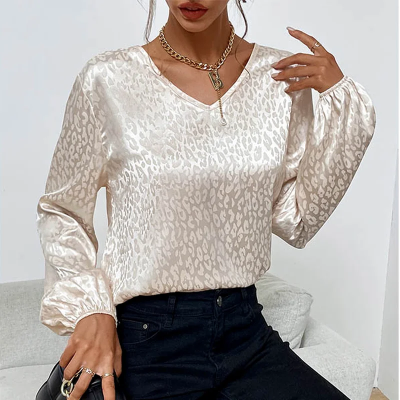 

Элегантная Женская Осенняя теплая зимняя облегающая женская повседневная женская футболка с длинным рукавом 2022 Модный пуловер абрикосова...