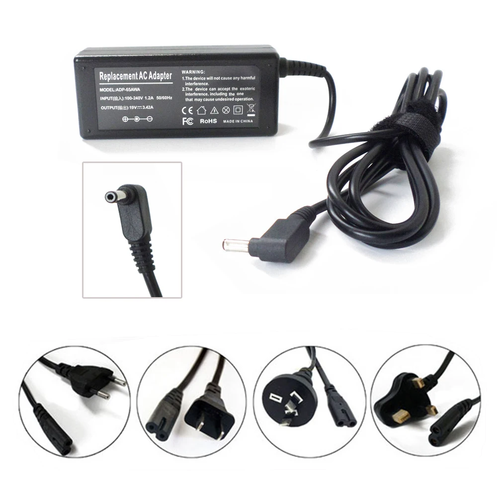 

New 19V 3.42A 65W Notebook AC Adapter Power Supply Cord For Asus ZenBook UX303LN UX303UA UX303UB UX305F Laptop Battery Charger