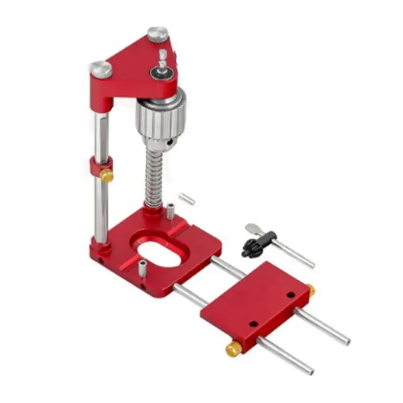 

Drill Locator Alloy Steel Drill Template Guid Locator Convenient Efficient Template Woodworking Drilling Tool for Home